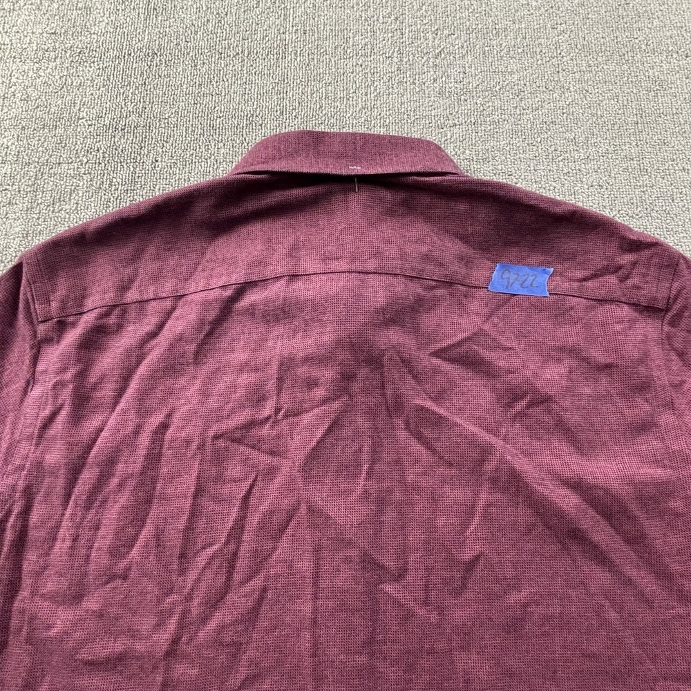UNTUCKit Shirt Adult Extra Large Red Button Up Long Sleeve Casual Preppy Men's - Picture 13 of 14